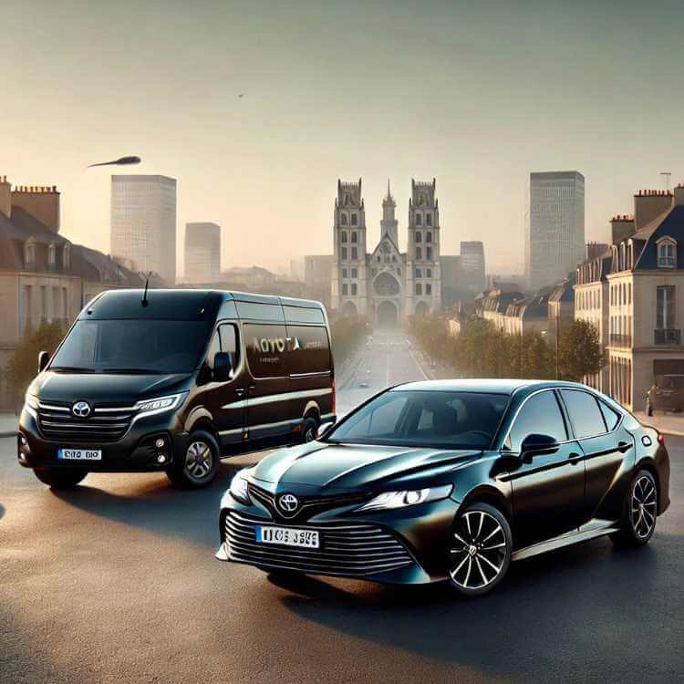 Véhicule Niort VTC pour trajet Niort Nantes — Toyota Camry berline premium